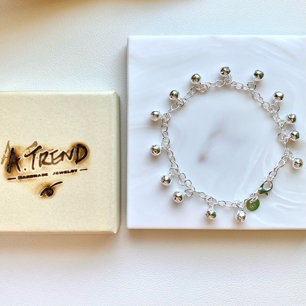 Belo Charm Anklet or bracelet- Silver